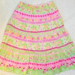 Lilly Pulitzer Jungle Print Peasant Skirt